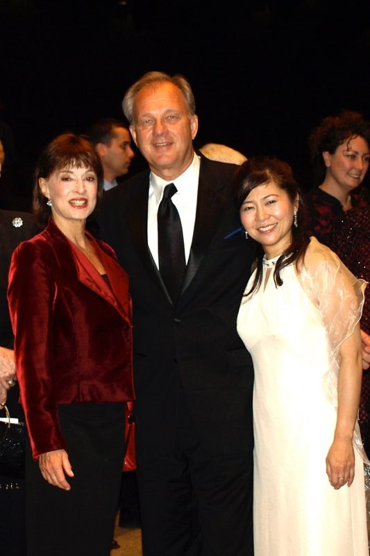 Princess Elizabeth of Yugoslavia, David Eaton and Seiko Lee at the “Halelu” cantata world premiere.