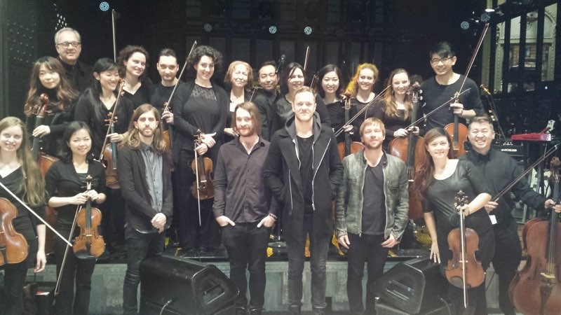 NYC Symphony with Grammy Award-Winning Band, Imagine Dragons on the set of Saturday Night Live (Feb. 2014)