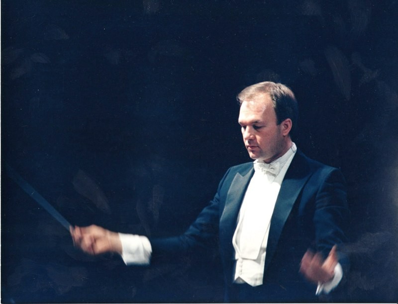 Conductor David Eaton at the Manhattan Center.