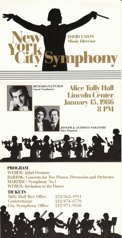 Lincoln Center/Alice Tuly Hall Concert.