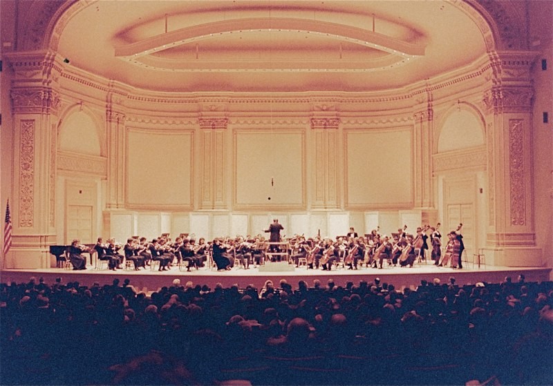 NYC Symphony at Carnegie Hall.