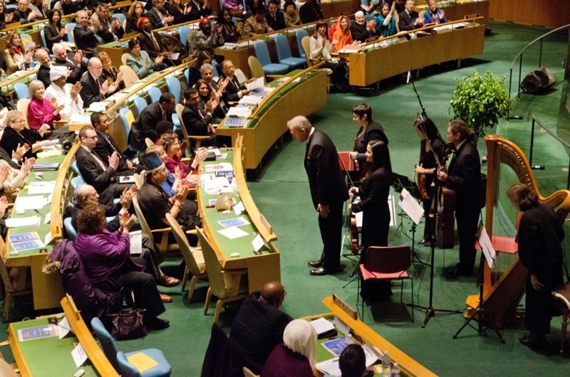 A bow in the U.N.’s General Assembly